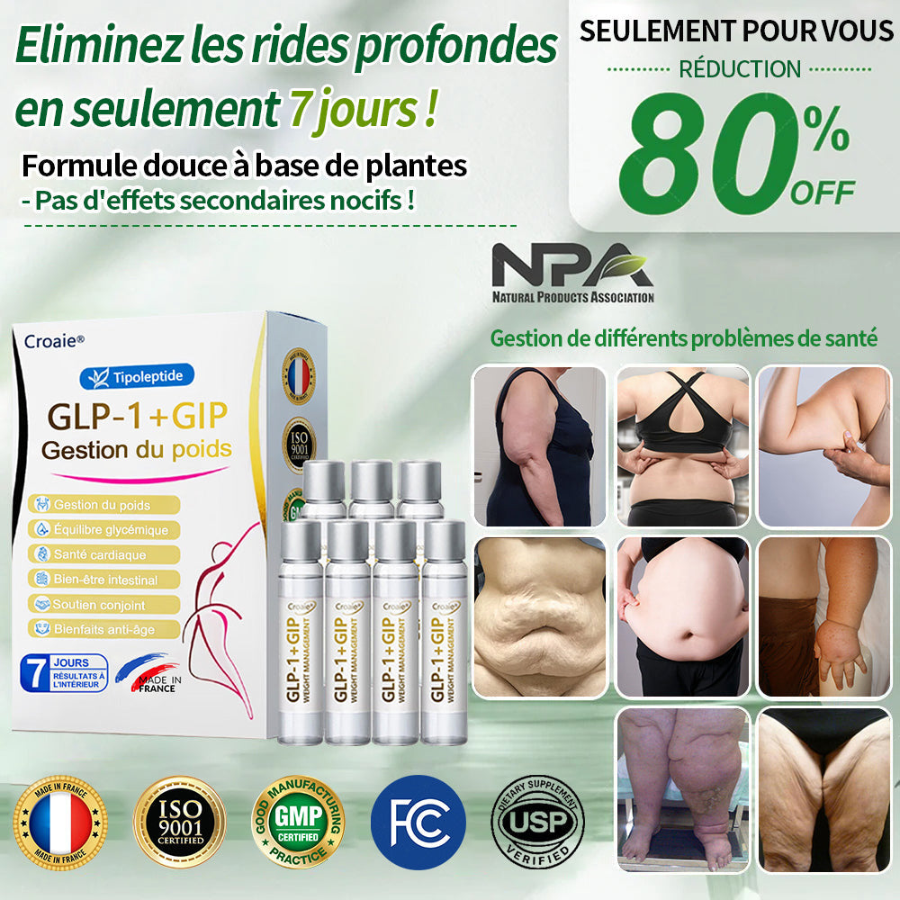 🇫🇷 ANSM Certifié | Boutique Officielle France— Croaie® Solution oraxle Telportide, solution double action GIP et GLP-1 pour la perte de poids, une bouteille par jour, résultats en 7 jours  💳--