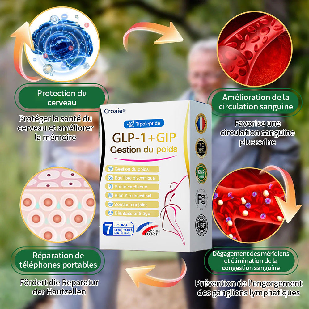 🇫🇷 ANSM Certifié | Boutique Officielle France— Croaie® Solution oraxle Telportide, solution double action GIP et GLP-1 pour la perte de poids, une bouteille par jour, résultats en 7 jours  💳--