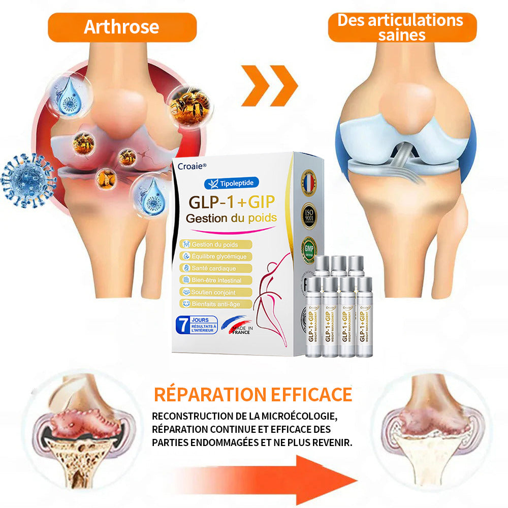 🇫🇷 ANSM Certifié | Boutique Officielle France— Croaie® Solution oraxle Telportide, solution double action GIP et GLP-1 pour la perte de poids, une bouteille par jour, résultats en 7 jours  💳--