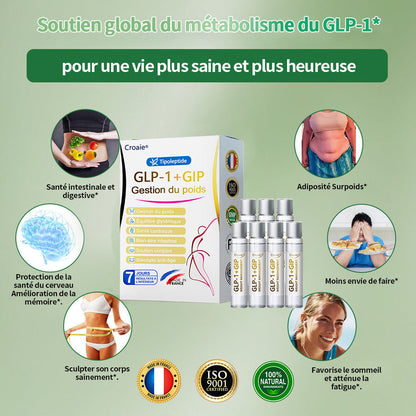 🇫🇷 ANSM Certifié | Boutique Officielle France— Croaie® Solution oraxle Telportide, solution double action GIP et GLP-1 pour la perte de poids, une bouteille par jour, résultats en 7 jours  💳--