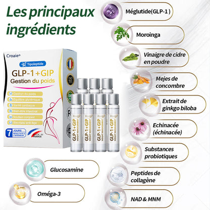 🇫🇷 ANSM Certifié | Boutique Officielle France— Croaie® Solution oraxle Telportide, solution double action GIP et GLP-1 pour la perte de poids, une bouteille par jour, résultats en 7 jours  💳--